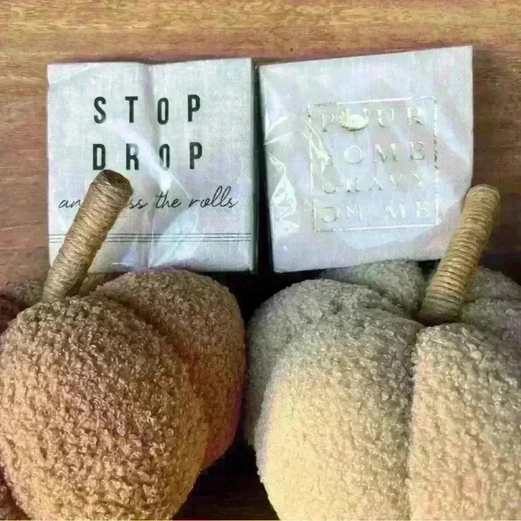 NEW 40 Count 3 ply beverage napkins - Stop, Drop And Pass The Rolls - Picture 3 of 6